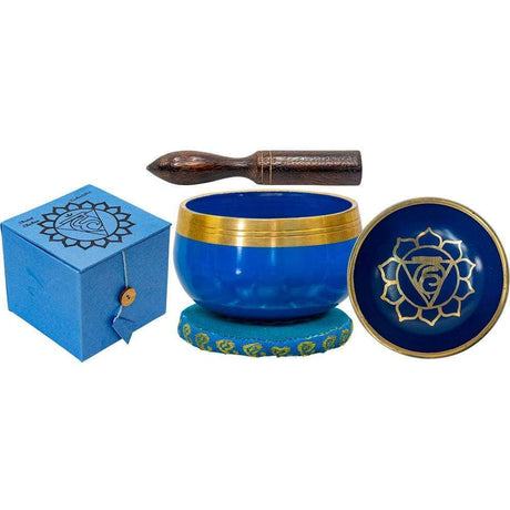 5" Mini Chakra Singing Bowl Blue - Throat - Magick Magick.com