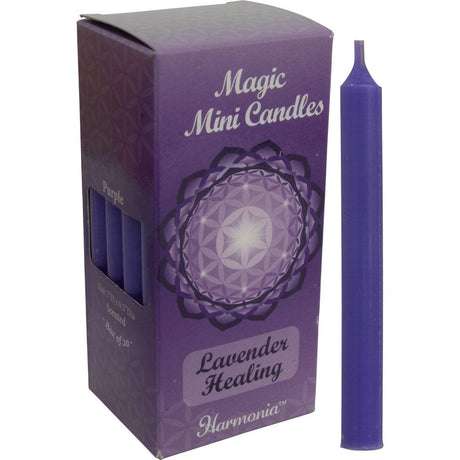 5" Scented Mini Ritual Candle - Healing Lavender (Pack of 20) - Magick Magick.com