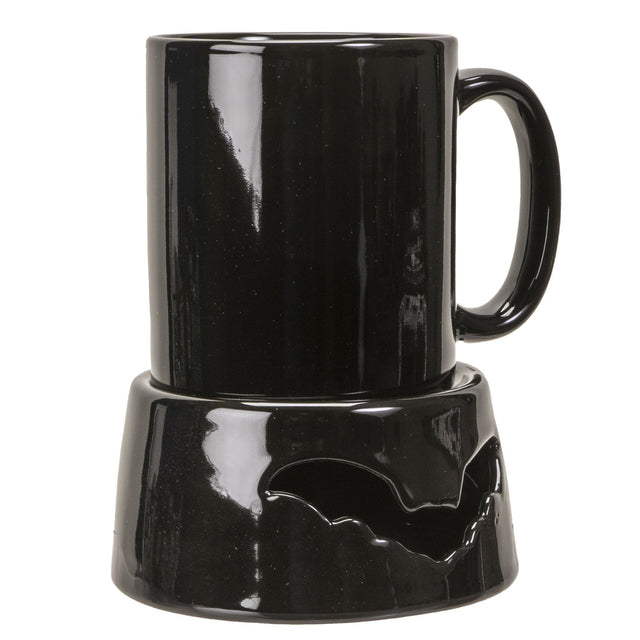 5" Tealight Mug Warmer - Bat (Mug Included) - Magick Magick.com