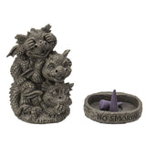 5" Triple Dragon Cone Incense Burner - Magick Magick.com