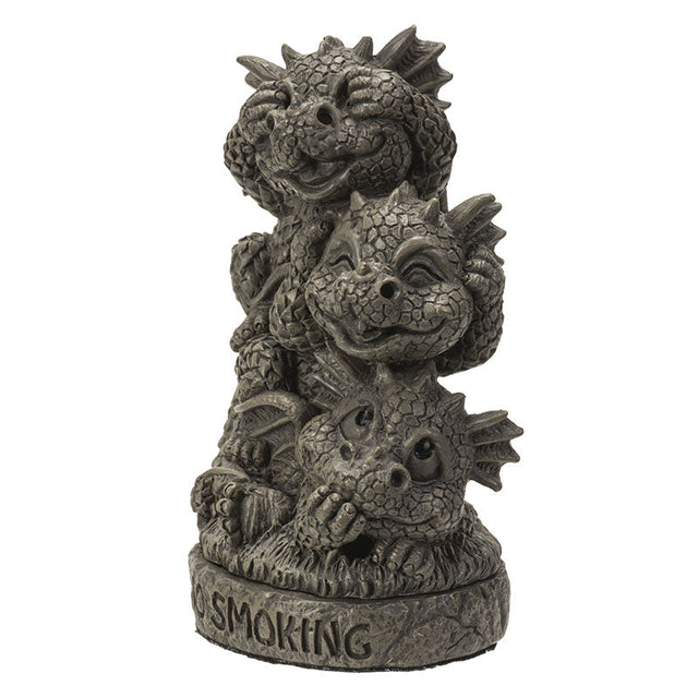 5" Triple Dragon Cone Incense Burner - Magick Magick.com