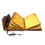 5" x 7" Brown Leather Journal with Key Closure - Magick Magick.com