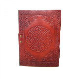 5" x 7" Dream Catcher Embossed Leather Blank Book with Latch - Magick Magick.com