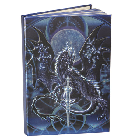 5" x 7" Hardcover Journal - Night Blade Dragon - Magick Magick.com