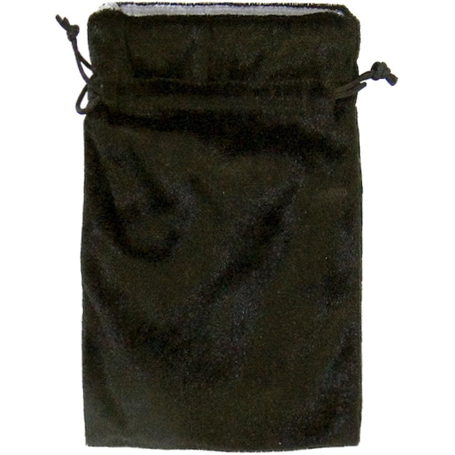 5" x 8" Black Velvet Bag with Silver Lining - Magick Magick.com