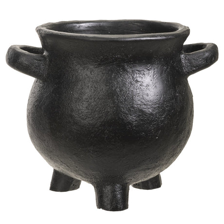5.11" Witches Cauldron Herbs for Spells Terracotta Planter Pot - Magick Magick.com