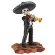 5.25" Day of the Dead Statue - Mariachi Band - Trumpet - Magick Magick.com