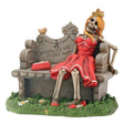 5.25" Skeleton Statue - Waiting for the Perfect Man - Magick Magick.com