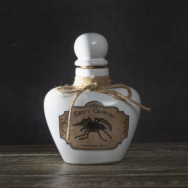 5.5" Ceramic Bottle - Creepy Crawlers - Magick Magick.com