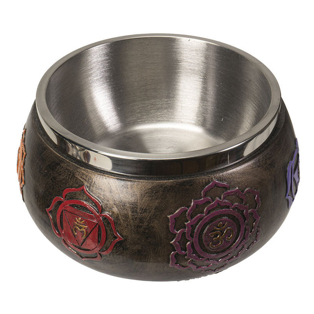 5.5" Chakras Smudge Bowl - Magick Magick.com