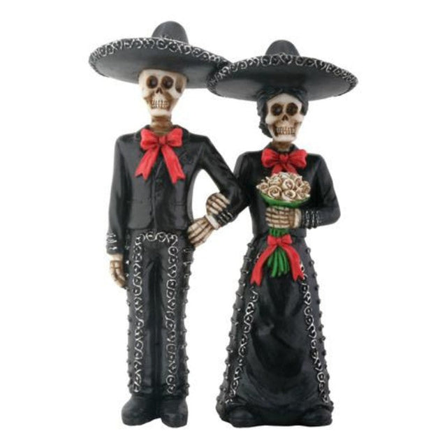 5.5" Day of the Dead Statue - Mariachi Couple - Magick Magick.com