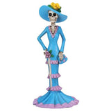 5.5" Day of the Dead Statue - Senorita Blue - Magick Magick.com