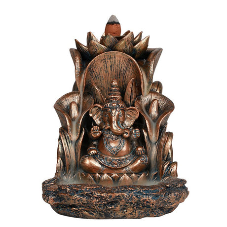 5.5" Ganesha Backflow Incense Burner - Magick Magick.com
