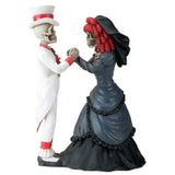 5.5" Skeleton Statue - Gothic Wedding Couple - Magick Magick.com