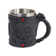 5.5" Stainless Steel Resin Mug - Dragon - Magick Magick.com