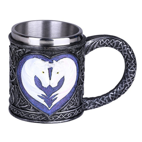 5.5" Stainless Steel Resin Mug - Unicorn Love - Magick Magick.com
