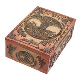 5.5" Tree Of Life Tarot Card Box - Magick Magick.com