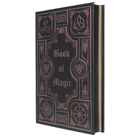 5.5" x 8.25" Hardcover Journal - Embossed Book of Magic - Magick Magick.com