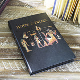 5.5" x 8.25" Hardcover Journal - Embossed Book of the Dead - Magick Magick.com