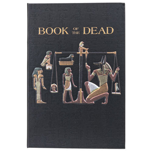 5.5" x 8.25" Hardcover Journal - Embossed Book of the Dead - Magick Magick.com