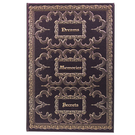 5.5" x 8.25" Hardcover Journal - Embossed Dreams, Memories, Secrets - Magick Magick.com