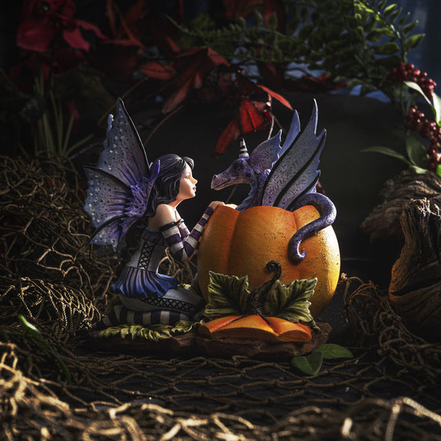 5.7" Amy Brown Fairy Statue - Halloween Hide and Seek Dragon - Magick Magick.com