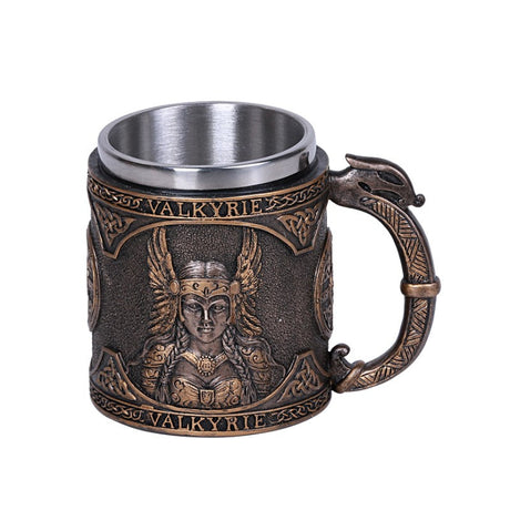 5.75" Stainless Steel Resin Mug - Valkyrie - Magick Magick.com