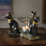 5.8" Bastet Glass Oil Burner - Magick Magick.com