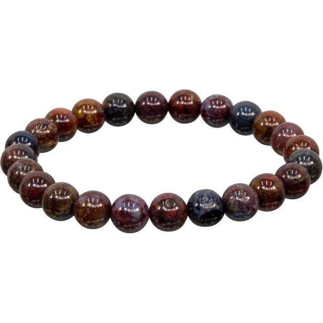 6-8 mm Elastic Bracelet Round Beads - Pietersite - Magick Magick.com