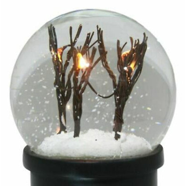 6" Barren Winter Trees with Lights Water Globe - Magick Magick.com
