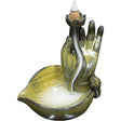 6" Ceramic Backflow Incense Burner - Mudra Hand - Magick Magick.com