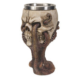 6" Chalice / Goblet - Octopus Skull - Magick Magick.com