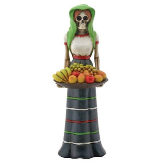 6" Day of the Dead Statue - Fruit Lady - Magick Magick.com