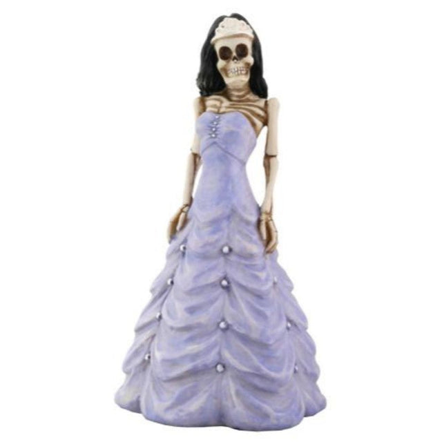 6" Day of the Dead Statue - Purple Lady - Magick Magick.com