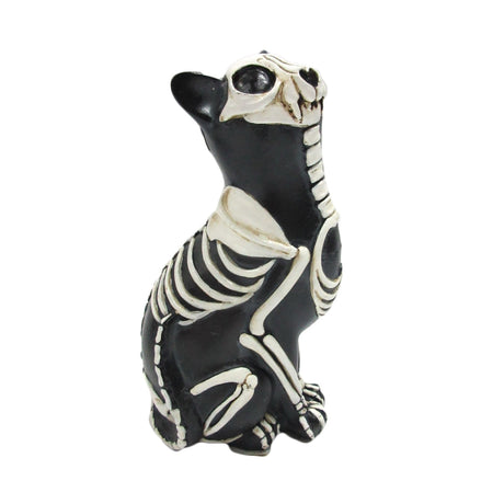 6" Day of the Dead Statue - Skeleton Cat - Magick Magick.com