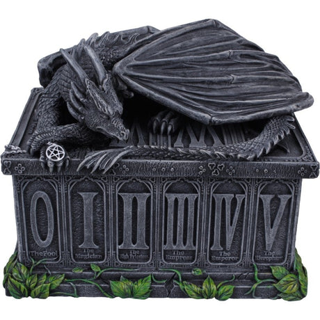 6" Dragon Fortunes Keeper Tarot Box - Magick Magick.com