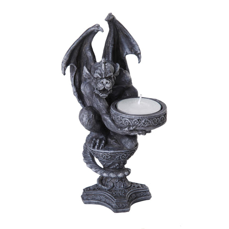 6" Gargoyle Tealight Candle Holder - Magick Magick.com