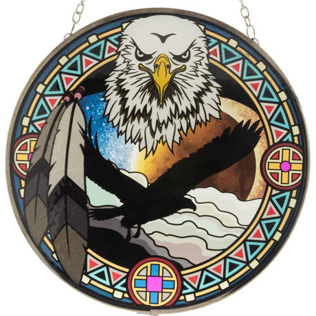 6" Glass Suncatcher - Eagle Spirit - Magick Magick.com