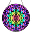 6" Glass Suncatcher - Flower of Life - Magick Magick.com