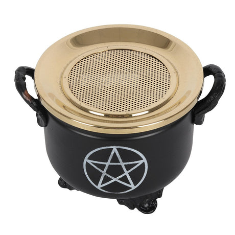 6" Pentagram Cauldron Incense Burner - Magick Magick.com