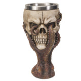 6" Resin Chalice / Goblet - Octopus Skull - Magick Magick.com