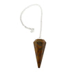 6-Sided Pendulum - Bamboo Jasper - Magick Magick.com