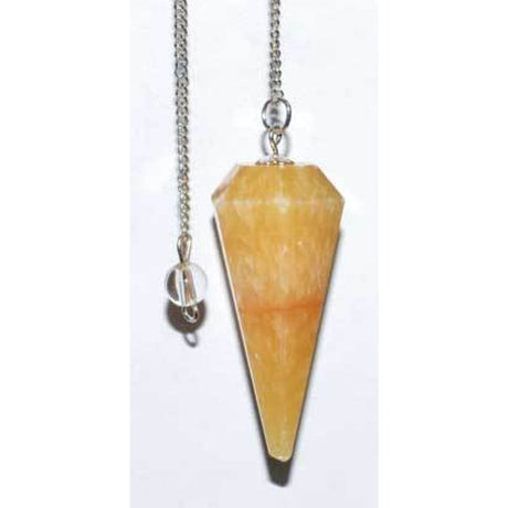6-Sided Pendulum - Calcite - Magick Magick.com