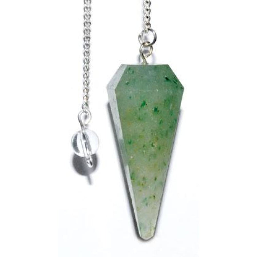 6-Sided Pendulum - Green Aventurine - Magick Magick.com