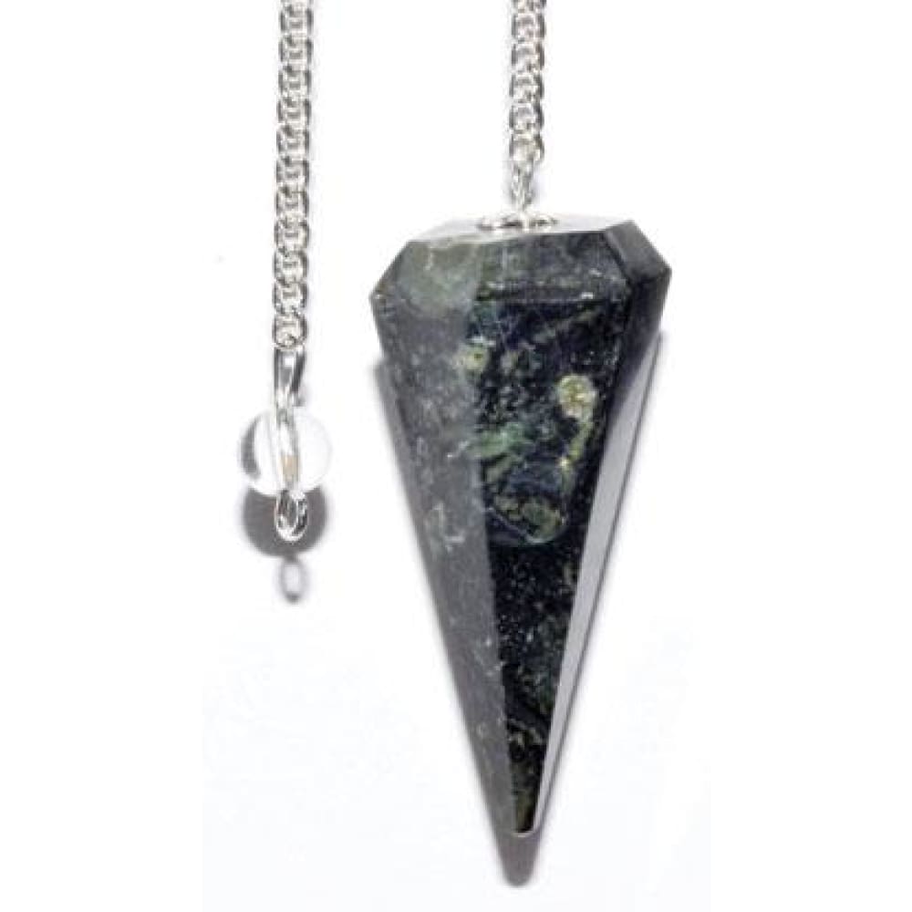 6-Sided Pendulum - Kambaba Jasper - Magick Magick.com
