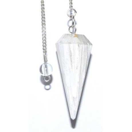 6-Sided Pendulum - Scolecite - Magick Magick.com