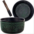 6" Singing Bowl Rounded - Green Tara - Magick Magick.com