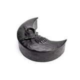 6" Skull Moon Box (Matte Black) - Magick Magick.com