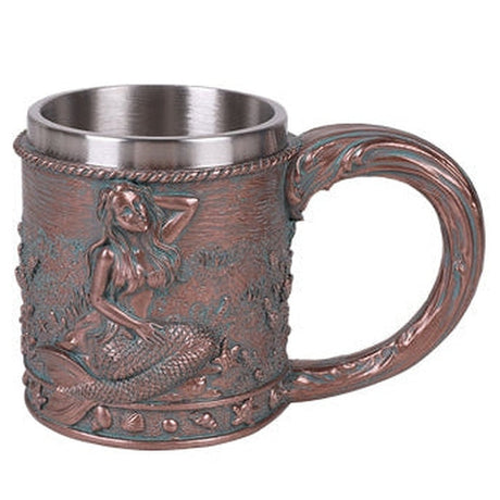 6" Stainless Steel Resin Mug - Mermaid - Magick Magick.com