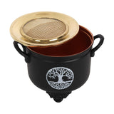 6" Tree Of Life Cauldron Incense Burner - Magick Magick.com